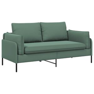 vidaXL Sofa dwuosobowa Zielony morski 188 x 81 x 89 cm Welur