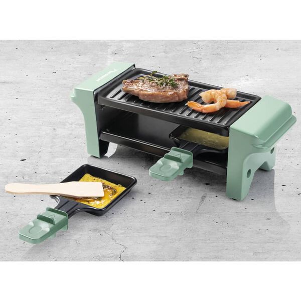 Bestron Grill raclette AGR102G, 350 W, czarno-zielony