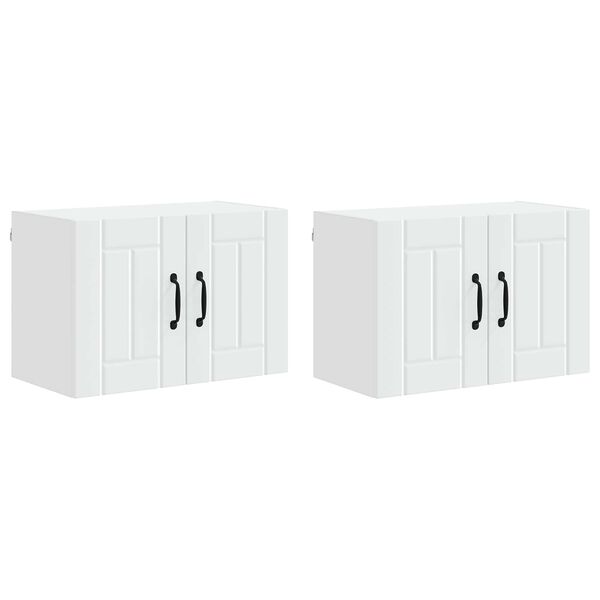 vidaXL Szafka kuchenna 2 pcs Biały 60 x 31 x 40 cm