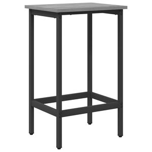 vidaXL Stołek barowy Szary Sonoma 40 x 32 x 64 cm Drewno inżynieryjne