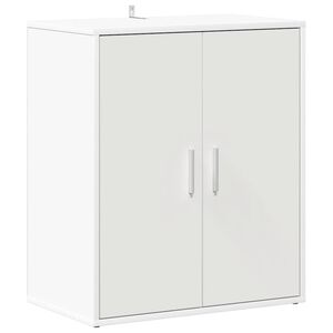 vidaXL Szafka na buty, biała, 60x35x70 cm, materiał drewnopochodny