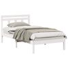vidaXL Ramka ł&oacute;żka Biały 80 x 200 cm Lite drewno sosnowe