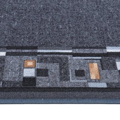 vidaXL Bieżnik dywanowy, antracytowy, 80x250 cm, antypoślizgowy