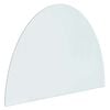 vidaXL Szklana płyta kominkowa przezroczysty 800 x 600 mm Szkło