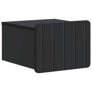 vidaXL Wisząca Szafka Nocna z szufladą Czarny 33 x 34,5 x 24 cm