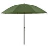 vidaXL Parasol wędkarski Ż&oacute;łta armia 300 x 240 cm Poliester Oxford