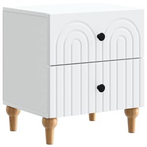 vidaXL Szafka Nocna Biały 43 x 34,5 x 48 cm Drewno inżynieryjne