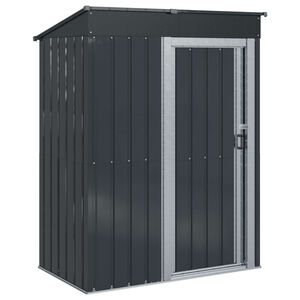 vidaXL Schowki ogrodowe Antracyt 137 x 81 x 180 cm Metal