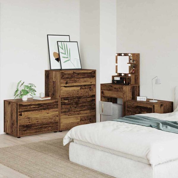 vidaXL Szafka do przechowywania Stare drewno 80 x 48 x 57 cm