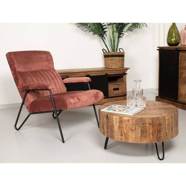 HSM Collection Stolik kawowy Melbourne, 70x38 cm, okrągły