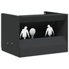 vidaXL Skrzynka na pułapkę na pociski Czarny 29 x 22 x 20 cm Stal