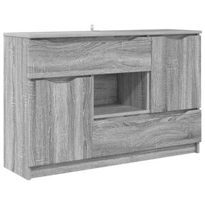 vidaXL Bufet Szary Sonoma 100 x 30 x 65,6 Drewno inżynieryjne