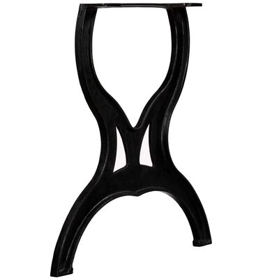 vidaXL Nogi do stołu jadalnianego, 2 szt., kształt litery X, żeliwo