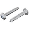 vidaXL Wkręty Drewniane 2 szt. srebrny M4 x 25 mm Stal