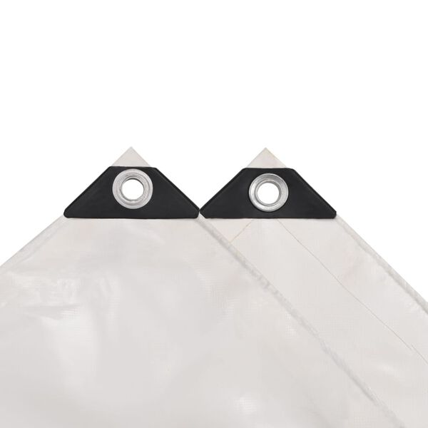 vidaXL Plandeka 650 g/m&sup2;, 3 x 3 m, biała