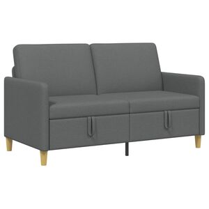 vidaXL Sofa z miejscem do przechowywania ciemnoszary 152 x 78 x 87 cm