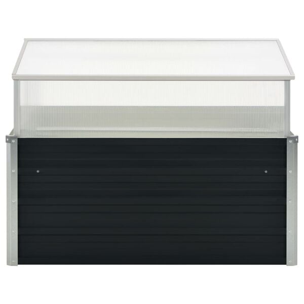 vidaXL Inspekt, antracytowy, 100 x 100 x 77 cm, stal galwanizowana