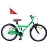 vidaXL Rower Dziecięcy 18 Cali dla dzieci w wieku 5-7 lat Zielony