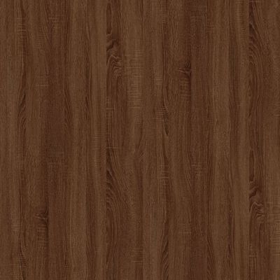 vidaXL Stolik kawowy, brązowy dąb, 80x50x35cm, materiał drewnopochodny