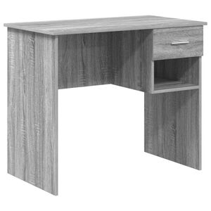 vidaXL Biurko Szary Sonoma 90 x 49 x 75 cm Drewno inżynieryjne