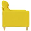 vidaXL Sofa 3-osobowa, jasnoż&oacute;łta, 180 cm, tapicerowana tkaniną