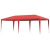 vidaXL Namiot Imprezowy Czerwony 600 x 300 x 255 cm PE i stal