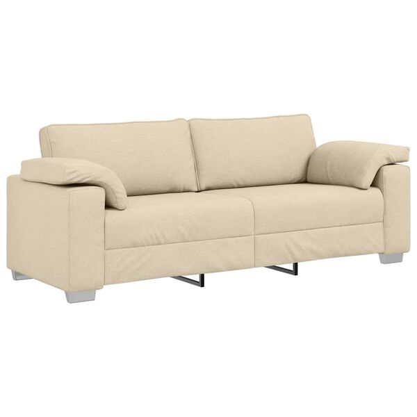 vidaXL Sofa Kremowy