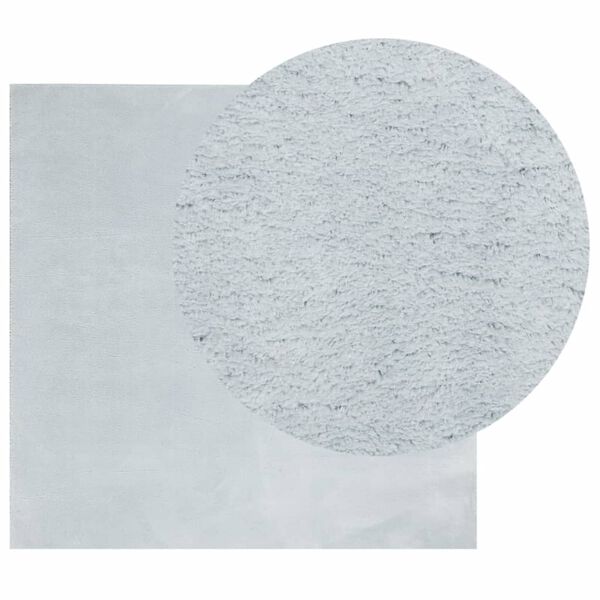 vidaXL Dywan HUARTE z kr&oacute;tkim włosiem, niebieski, 240x240 cm