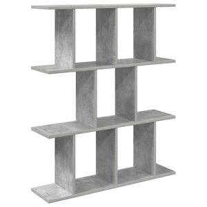 vidaXL P&oacute;łka ścienna Betonowy szary 80 x 20 x 96 cm