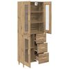 vidaXL Highboard z szufladą Dąb rzemieślniczy 69,5 x 34 x 180 cm