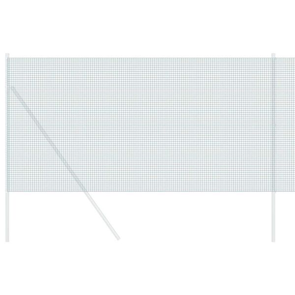 vidaXL Spawana siatka ogrodzeniowa Zielony 1.2 x 50 m Stal