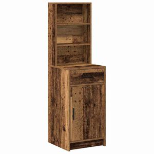 vidaXL Highboard Stare drewno 41 x 40 x 135 cm Drewno inżynieryjne