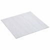 vidaXL Samoprzylepne Deski Podłogowe Biały 30,5 x 30,5 cm 20 szt. PVC