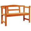 vidaXL Ławka ogrodowa 2 -Seater 119 x 44 x 76 cm Lite drewno sosnowe