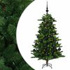 vidaXL Sztuczna choinka z bombkami 120 cm 150 LED Ciepła biel