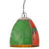 vidaXL Industrialna lampa wisząca, 25 W, kolorowa, okrągła, 42 cm, E27