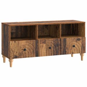 vidaXL Szafka pod telewizor 102 x 34,5 x 50 cm Stare drewno