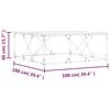 vidaXL Stolik kawowy, szary dąb sonoma, 100x100x40 cm