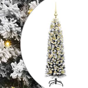 vidaXL Sztuczna choinka z podstawą Zielony 120 cm PVC, stal i plastik