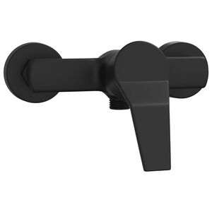 vidaXL Bateria prysznicowa Czarny G 1 / 2 cala Mosiądz