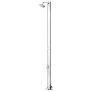 vidaXL Prysznic ogrodowy 215 cm, stal nierdzewna