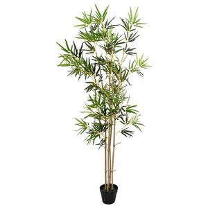 vidaXL Sztuczne Drzewo Bambusa zielony 75,5 x 18 x 175 cm