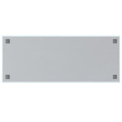 vidaXL Ścienna tablica magnetyczna, biała, 100x40 cm, szkło hartowane