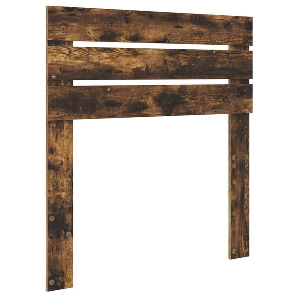 vidaXL Zagł&oacute;wek Dąb wędzony 75 cm Materiał drewnopochodny