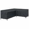 vidaXL Pokrowiec na meble 250 x 180 x 80 cm Tkanina Oxford 420D Czarny