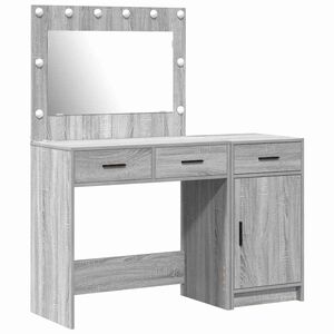 vidaXL Toaletka 2 szt. Szary 40 x 41 x 75 cm Drewno inżynieryjne