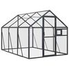 vidaXL Woliera, antracytowa, 1,79x3x1,85 m, aluminium
