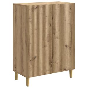 vidaXL Bufet Dąb artisan 66 x 34,5 x 90 cm Drewno inżynieryjne