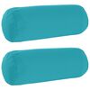 vidaXL Poszewka na poduszkę 2 pcs HEERLEN Turkusowy &Oslash; 15 x 40 cm