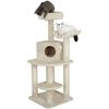 Kerbl Narożne drzewko dla kota Zirkonia, 130 cm, kremowe